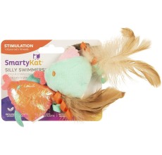 SmartyKat Silly Swimmer Fish Goldfish Catnip Cat Toys (Set of 2) - 60% OFF SALE (May Look Old / Not New, but in Good Condition)