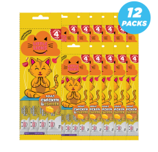 Smudges Little Licks Chicken & Cheese Creamy Bisque Treats for Adult Cat 4 x 15g- Pack of 12