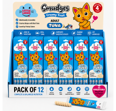 Smudges Little Licks Tuna Creamy Bisque Treats for Adult Cat 4 x 15g- Pack of 12