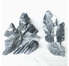 SV Aquarium Deco Black & White Aurum Rock Extra Small, 7-10 cm / box