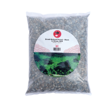 SV Aquarium Deco Brook Natural Gravel Black, 5-10 mm, 8 kg