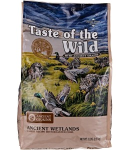 Taste Of the Wild Ancient Wetland canine recipe-dog-2.27kg (Fowl)