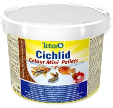 TETRA CICHLID COLOUR MINI PELLETS 10L MR