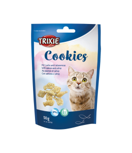Trixie Cookies with Salmon and Catnip Cat Treats 50g