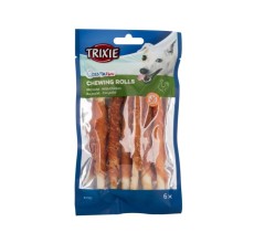 Trixie Denta Fun 6 Chicken Chewing Rolls Dog Chews 70g