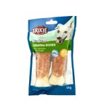 Trixie Denta Fun Chicken Chewing Bones Dog Chews 2X60g
