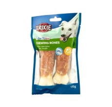 Trixie Denta Fun Chicken Chewing Bones Dog Chews 2X60g