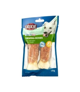 Trixie Denta Fun Chicken Chewing Bones Dog Chews 2X60g