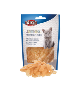 Trixie Junior Salmon Clouds Cat Treats 40g