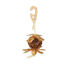 Trixie Natural Living Hanging Wicker Ball Toy For Birds