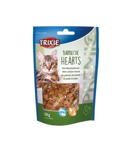 Trixie Premio Barbecue Hearts Cat Treats 50g