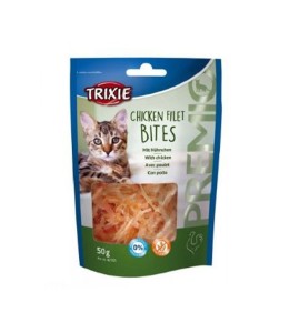 Trixie Premio Bites Chicken Fillets Cat Treats 50g