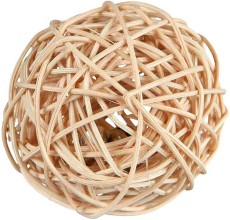 Trixie Wicker Ball With Bell For Small Pets