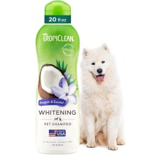 TropiClean Awapuhi & Coconut Whitening Shampoo for Pets, 20oz