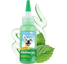 TropiClean Fresh Breath Dental & Oral Care Brushing Gel for Dogs, 2oz