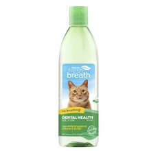 TropiClean Fresh Breath No Brushing Clean Teeth Dental & Oral Care Gel for Cats, 2oz