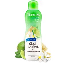 TropiClean Lime & Cocoa Butter Shed Control Conditioner for Pets, 20oz