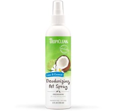 TropiClean Lime & Coconut Deodorizing Spray for Pets, 8oz