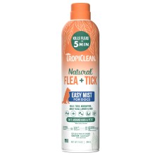 TropiClean Natural Flea & Tick Easy Mist Spray for Dogs - 14 oz