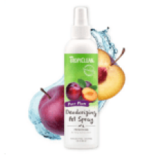 TropiClean Pure Plum Deodorizing Spray for Pets, 8oz