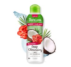 TropiClean Rosewater Deep Cleansing Shampoo for Pets, 20oz