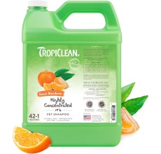 TropiClean Sweet Mandarin High Concentrate Shampoo for Pets, 1 gallon