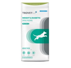 Trovet Plus Adult Dog Weight & Diabetic Chicken Veterinary Diets 3kg