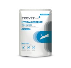 Trovet Plus Pouch Cat Hypoallergenic Lamb Veterinary Diets Wet Food 85g