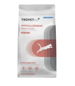 Trovet Plus Sterilised Hypoallergenic Salmon Dry Food 2.5 Kg