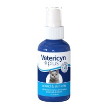 Vetericyn Plus Feline Antimicrobial Cat Wound & Skin Spray – 3oz