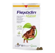 Vetoquinol Flexadin Advanced Joint Supplement for Dogs 30 Chewable Tablets