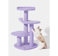 VETRESKA Heartpurrple Cat Climber（Four Platforms)