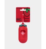 VETRESKA Strawberry Pet Poop Bags & Dispenser (1 Dispenser + 1 Roll)