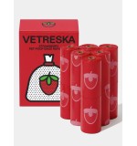 VETRESKA Strawberry Pet Poop Bags Refill Set (12 Rolls)