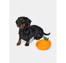 VETRESKA Tangerine Ceramic Pet Bowl