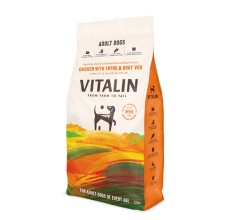 Vitalin Chicken with Veg & Thyme Dog Dry Food - 12KG
