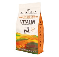 Vitalin Chicken With Veg & Thyme Puppy Dry Food - 2KG