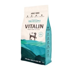 Vitalin Pork with Apple Dog Dry Food - 12KG