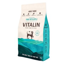 Vitalin Pork with Apple Dog Dry Food - 2KG