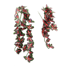 Wacool Folium Perillae Leaves Tiffany Artificial Terrarium Plant