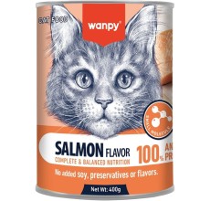 Wanpy Complete Paste Canned Food For Cats (Salmon) – 400G