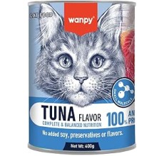 Wanpy Complete Paste Canned Food For Cats (Tuna) – 400G