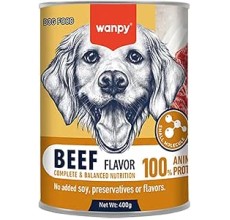 Wanpy Complete Paste Canned Food For Dogs (Beef) – 400G