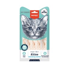 WANPY Creamy Treat For Kitten Chicken & Codfish