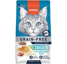 Wanpy Grain Free Complete Food For Adult Cat Chicken Recipe 1.5Kg