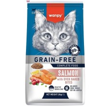 Wanpy Grain Free Complete Food For Adult Cat Salmon Recipe 8Kg
