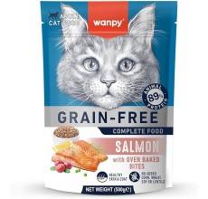 Wanpy Grain Free Complete Food For Adult Cat Salmon Recipe 500G