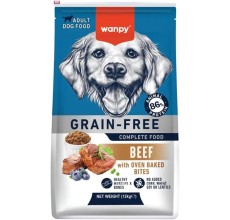 Wanpy Grain Free Complete Food For Adult Dog Beef Recipe 12Kg