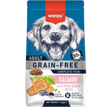 Wanpy Grain Free Complete Food For Dog – Salmon Recipe 1.5Kg