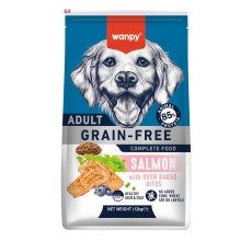 Wanpy Grain Free Complete Food For Dog – Salmon Recipe 12Kg
